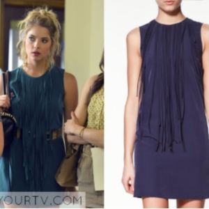 Zara Basic fringe dress